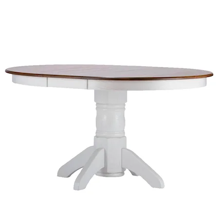 Andrew Round Single Pedestal Dining Table